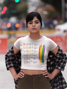 LGBTQ+ - Premium Crop Top T-Shirt