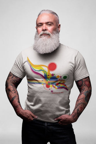 Rainbow Swirl - Premium Short-Sleeve T-Shirt
