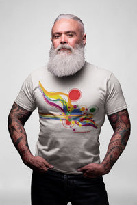 Rainbow Swirl - Premium Short-Sleeve T-Shirt