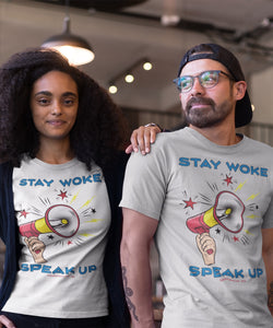 Stay Woke - Premium Short-Sleeve T-Shirt