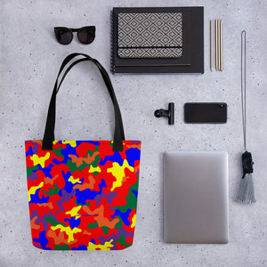 Rainbow Camo – Tote Bag (All Over Print)