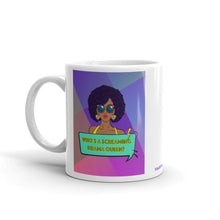 Load image into Gallery viewer, Who’s A Screaming Drama Queen? - White Glossy Ceramic Mug (Printed Both Sides)