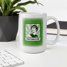 Load image into Gallery viewer, I Don’t Really Care - White Glossy Ceramic Mug (Printed Both Sides)