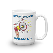 Load image into Gallery viewer, Stay Woke - White Glossy Ceramic Mug (Printed Both Sides)