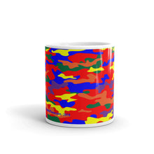 Load image into Gallery viewer, Rainbow Camo - White Glossy Ceramic Mug (Wrap Around Print)