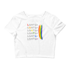 Load image into Gallery viewer, LGBTQ+ - Premium Crop Top T-Shirt