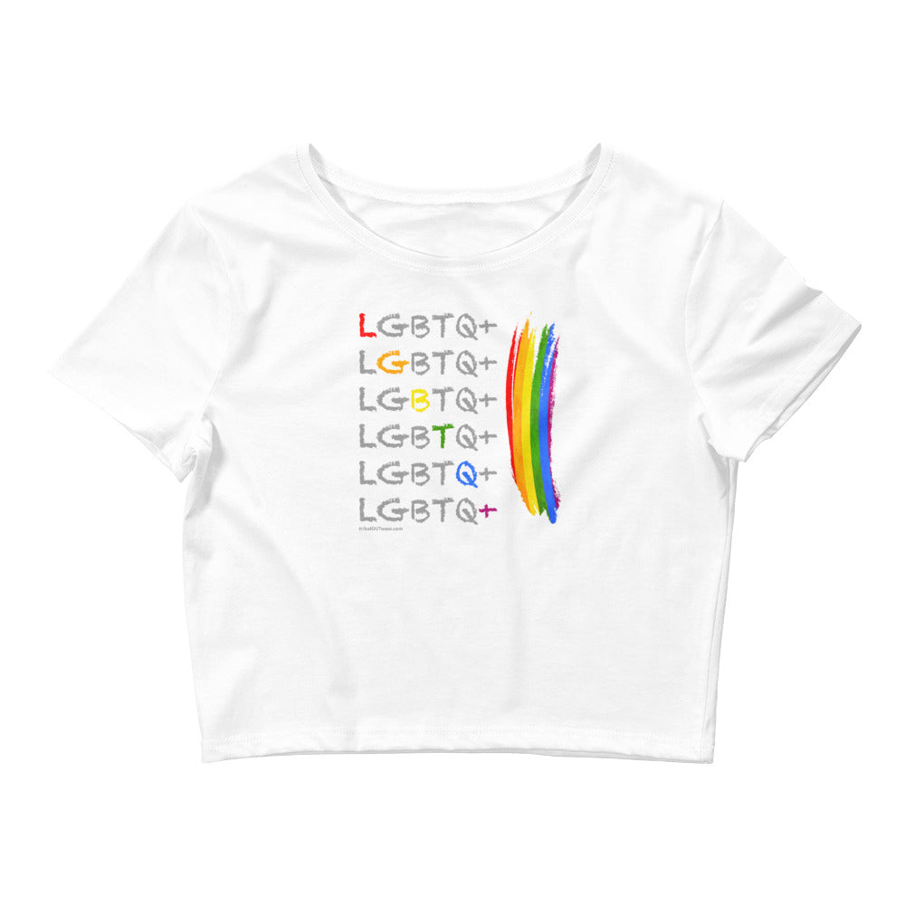 LGBTQ+ - Premium Crop Top T-Shirt