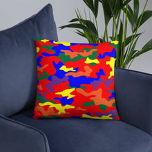 Load image into Gallery viewer, Rainbow Camo – Throw Pillows (All Over Print)