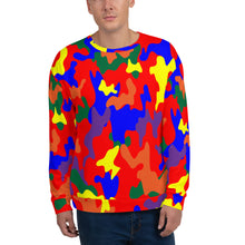 Load image into Gallery viewer, Rainbow Camo – Premium Sweatshirt (All Over Print)