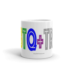 LGBTQ+TRIBE - White Glossy Ceramic Mug (Wrap Around Print)