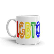 Load image into Gallery viewer, LGBTQ+TRIBE - White Glossy Ceramic Mug (Wrap Around Print)