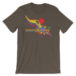 Rainbow Swirl - Premium Short-Sleeve T-Shirt