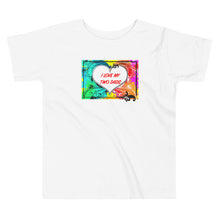 Load image into Gallery viewer, I Love My Two Dads - Premium Toddler Short-Sleeve T-Shirt