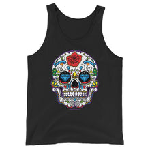 Load image into Gallery viewer, Rainbow Sugar Skull (Calavera) - Premium Tank Top