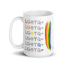 Load image into Gallery viewer, LGBTQ+ - White Glossy Ceramic Mug (Printed Both Sides)