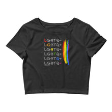 Load image into Gallery viewer, LGBTQ+ - Premium Crop Top T-Shirt