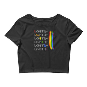 LGBTQ+ - Premium Crop Top T-Shirt