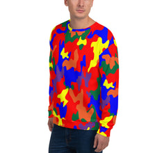 Load image into Gallery viewer, Rainbow Camo – Premium Sweatshirt (All Over Print)