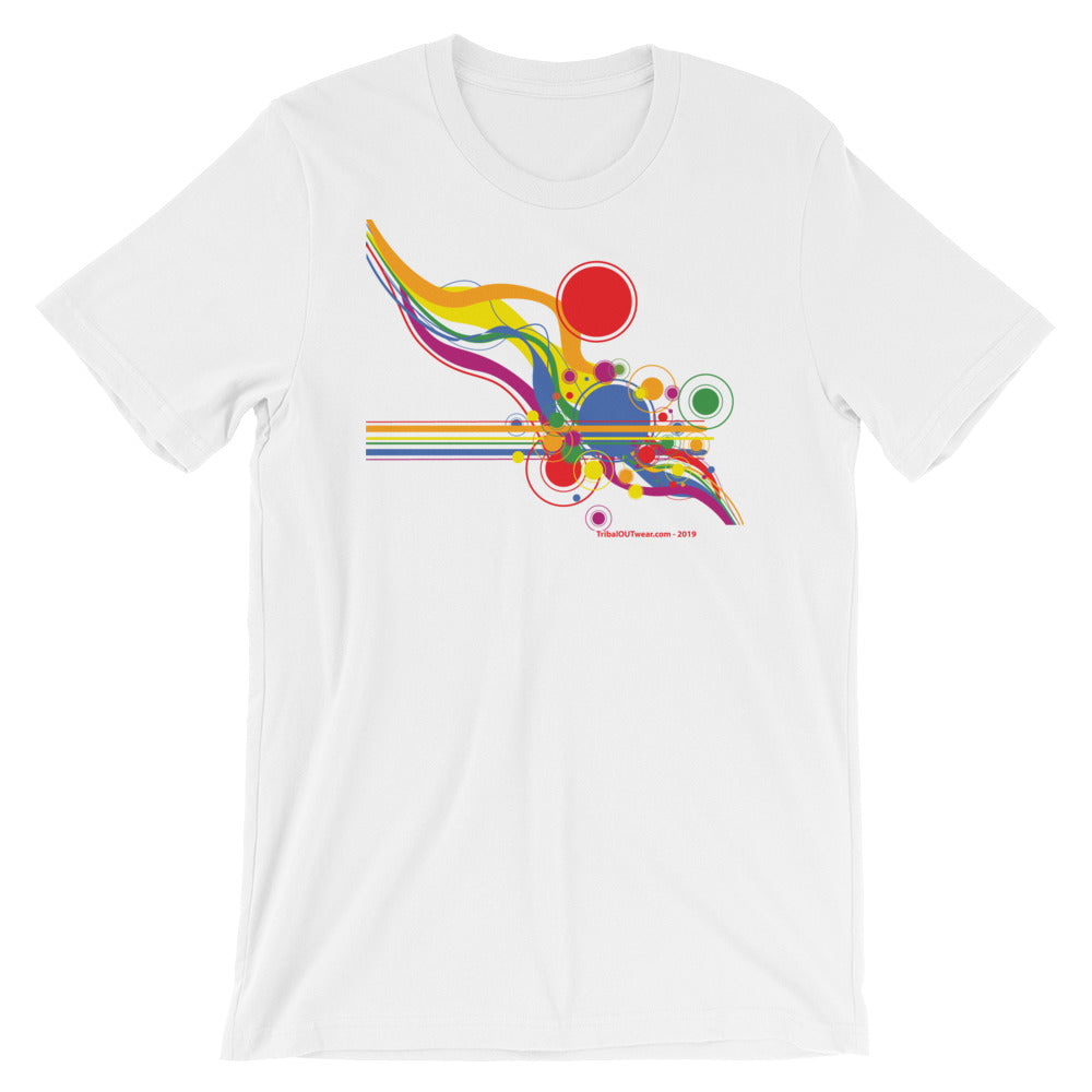 Rainbow Swirl - Premium Short-Sleeve T-Shirt