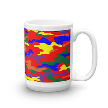 Load image into Gallery viewer, Rainbow Camo - White Glossy Ceramic Mug (Wrap Around Print)