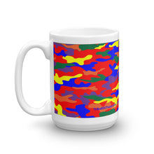 Load image into Gallery viewer, Rainbow Camo - White Glossy Ceramic Mug (Wrap Around Print)