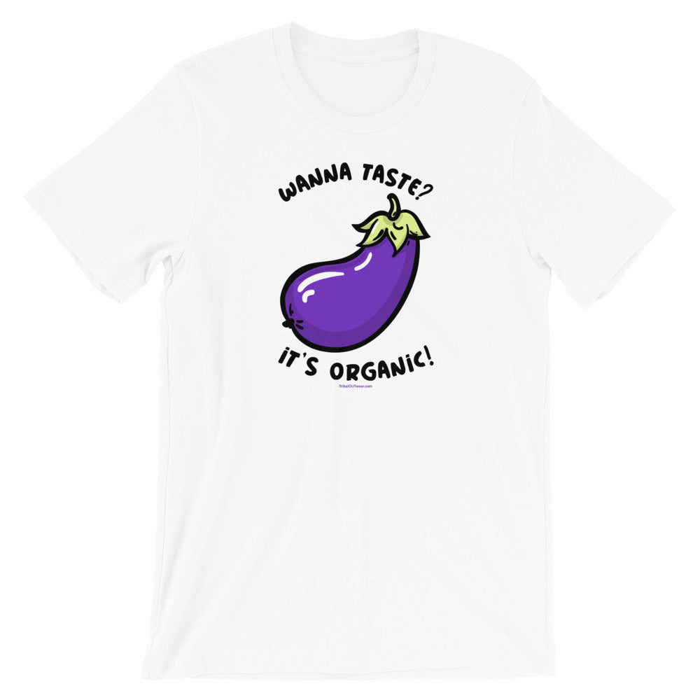 Wanna Taste? It’s Organic! - Premium Short-Sleeve T-Shirt