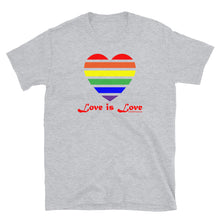 Load image into Gallery viewer, Love is Love - Basic Short-Sleeve T-Shirt