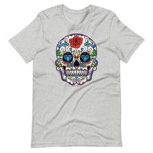 Load image into Gallery viewer, Rainbow Sugar Skull (Calavera) - Premium Short-Sleeve T-Shirt