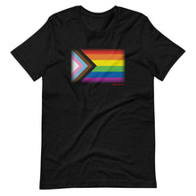 Load image into Gallery viewer, Progress Pride Flag – Premium Short-Sleeve T-Shirt