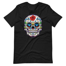 Load image into Gallery viewer, Rainbow Sugar Skull (Calavera) - Premium Short-Sleeve T-Shirt