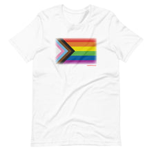 Load image into Gallery viewer, Progress Pride Flag – Premium Short-Sleeve T-Shirt