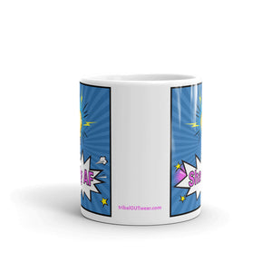 Shady AF - White Glossy Ceramic Mug (Printed Both Sides)